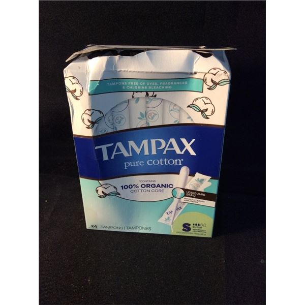 Tampax pure cotton super 24 count