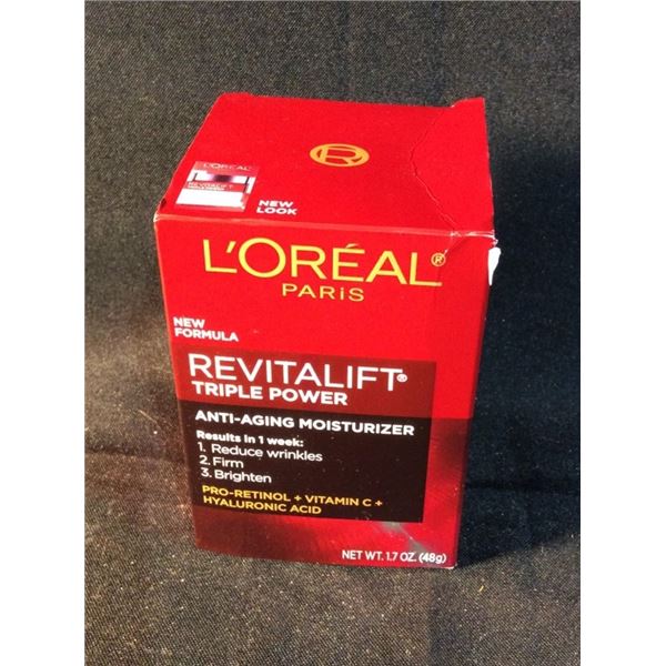 L’Oreal Paris new formula triple power anti-aging moisturizer