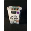 Image 1 : Two piece snack stackers