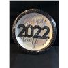 Image 1 : 15 count 8.5 inch paper plates happy 2022 new year