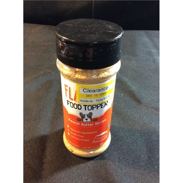 Flavor food topper peanut butter recipe for dogs