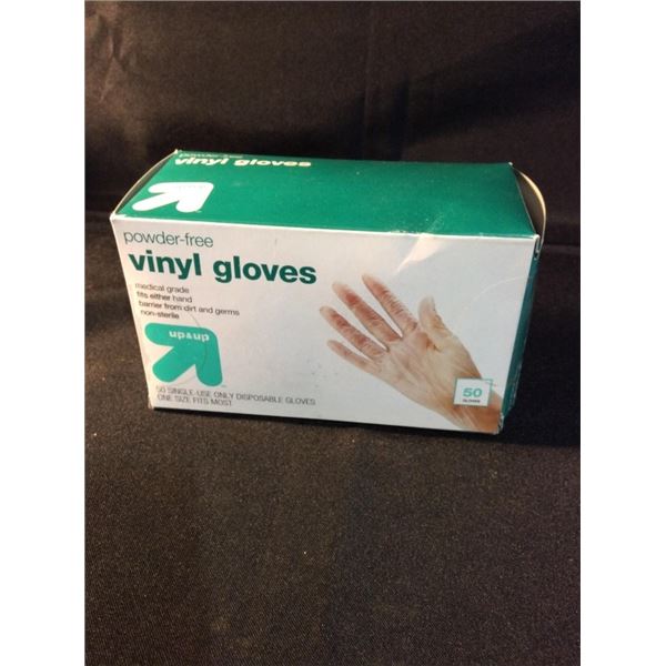 Powder free vinyl gloves 50 gloves