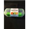 Image 1 : Snap lock divided snack box