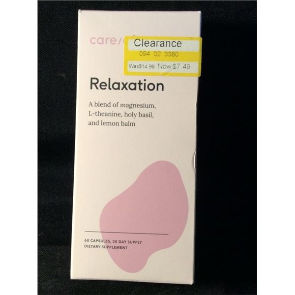 Relaxation 60 capsules 30 day supply retails for $15