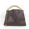 Image 1 : Louis Vuitton Brown Monogram Canvas Leather Artsy MM Hobo Bag