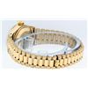 Image 9 : Rolex Ladies 18K Yellow Gold Mother Of Pearl Sapphire Datejust President Wristwa