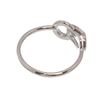 Image 3 : Cartier Silver Agrafe 18k Ring