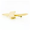 Image 5 : Estate Vintage Tiffany & Co. Paloma Picasso 18k Yellow Gold Large "X" Pin Brooch