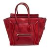 Image 1 : Celine Red Leather Micro Luggage Tote Bag