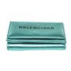 Image 4 : Balenciaga Blue Leather Logo Trifold Wallet