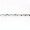 Image 6 : Antique Art Deco 18k Gold 1.10 ctw European Diamond & Syn. Sapphire Line Bracele