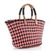 Image 1 : Balenciaga Bistrot Panier Bag Woven Leather Small Black, Multicolor, Red, White