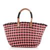 Image 2 : Balenciaga Bistrot Panier Bag Woven Leather Small Black, Multicolor, Red, White