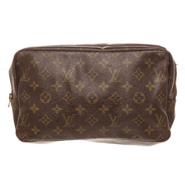 Louis Vuitton Brown Monogram Canvas Toiletry 28cm Cosmetic Bag