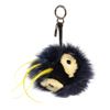 Image 1 : Fendi Blue Fur Leather Monster Bug Bag Charm