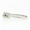 Image 6 : Antique Art Deco Platinum European Diamond Solitaire Engagement or Promise Ring