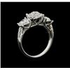 Image 4 : 1.54 ctw Diamond Ring - 14KT White Gold