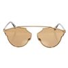 Image 1 : Christian Dior Brown So Real Studded Aviator Tortoise Acetate and Metal Sunglass