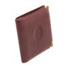 Image 2 : Cartier Burgundy Two Fold Wallet
