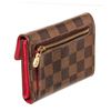 Image 3 : Louis Vuitton Brown Damier Canvas Joey Wallet