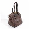 Image 2 : Louis Vuitton Damier Ebene Canvas Leather Verona MM Shoulder Bag