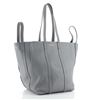 Image 2 : Balenciaga Laundry Cabas Tote Leather Small Gray