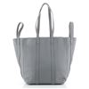 Image 3 : Balenciaga Laundry Cabas Tote Leather Small Gray