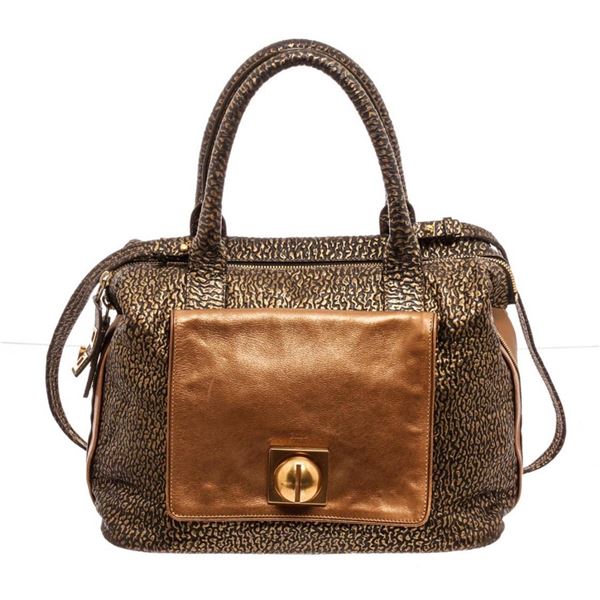 Chloe Brown Leather Two Way Shoulder Bag