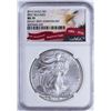 Image 1 : 2016 $1 American Silver Eagle NGC MS70 30th Anniversary First Releases