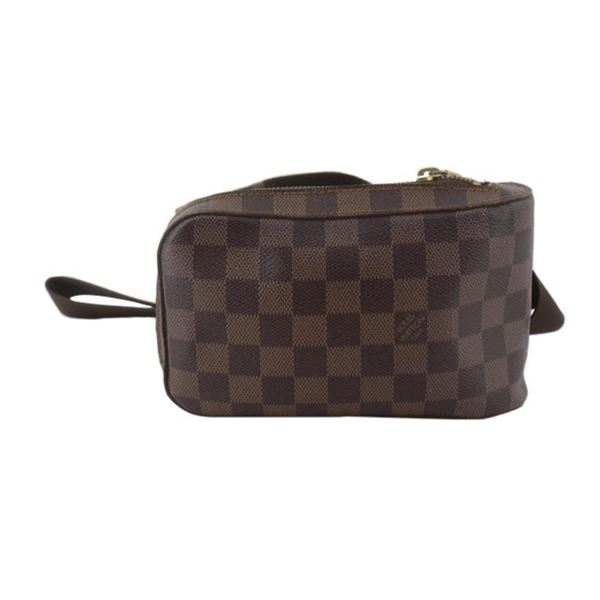 Louis Vuitton Damier Ebene Canvas Leather Geronimos Waist Bag