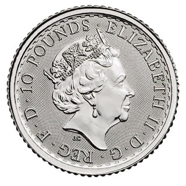 2021 10 Pounds Britannia .999 Platinum Coin