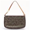 Image 2 : Louis Vuitton Brown Monogram Graffiti Print Coated Canvas Leather Pochette Acces