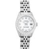 Image 2 : Rolex Ladies Stainless Steel White Diamond 26MM Datejust Wristwatch