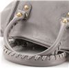 Image 7 : Balenciaga Sunday Tote Giant Studs Leather Small Gray