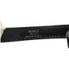 Image 7 : Hermes Black Leather Kelly Double Tour Bracelet