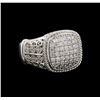Image 1 : 14KT White Gold 0.33 ctw Diamond Ring