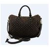 Image 1 : Louis Vuitton Brown Monogram Mini Lin Canvas Speedy Bandouliere Bag