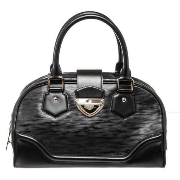 Louis Vuitton Black Epi Leather Montaigne GM Shoulder Bag