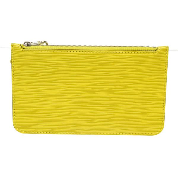 Louis Vuitton Green Epi Leather Neverfull Pouch PM Clutch Bag