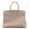 Image 2 : Hermes Gris Tourterelle Togo Leather Birkin 30cm Handbag