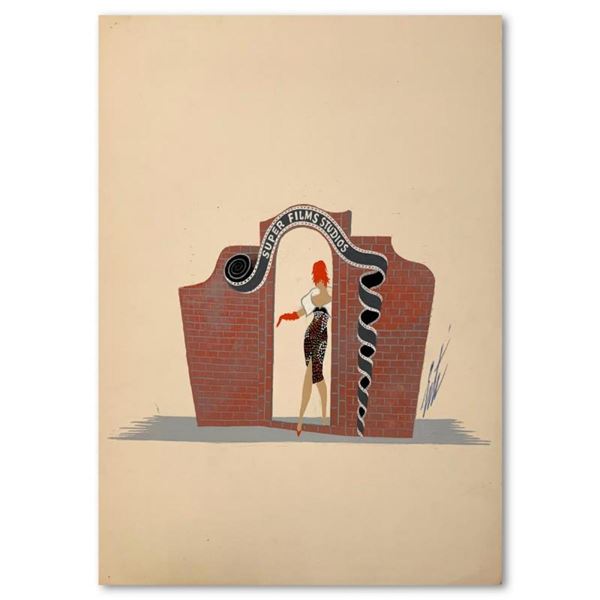 La Porte des Studios by Erte (1892-1990)