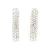 Image 1 : 8.00 ctw Diamond Earrings - 18KT White Gold
