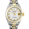Image 1 : Rolex Ladies 2 Tone MOP Diamond 26MM Datejust Wristwatch