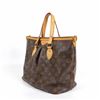 Image 5 : Louis Vuitton Brown Monogram Canvas Leather Palermo PM Shoulder Bag