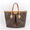 Image 6 : Louis Vuitton Brown Monogram Canvas Leather Palermo PM Shoulder Bag