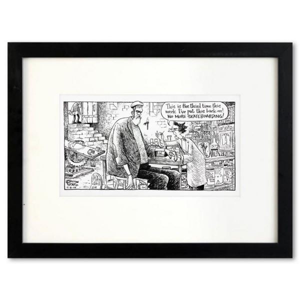 Frankenstein Skateboarding by Bizarro Original