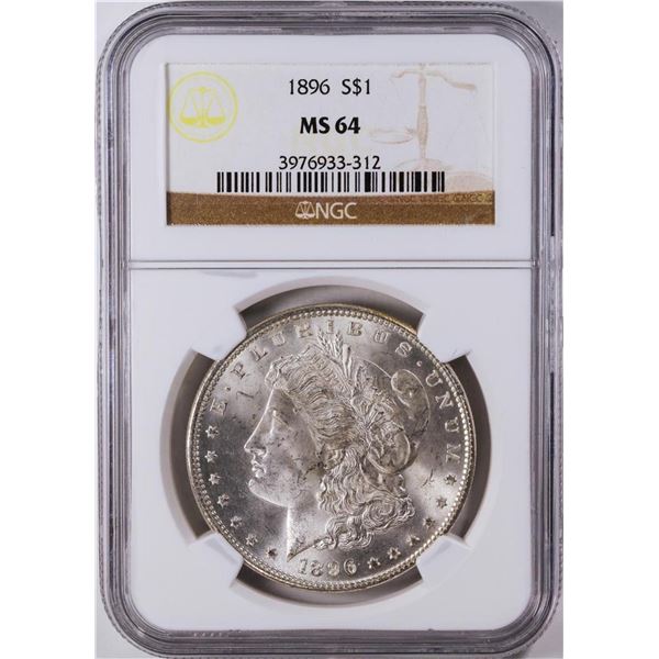 1896 $1 American Silver Eagle Dollar Coin NGC MS64