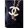 Image 5 : Chanel Navy Blue Suede Fringed CC Drawstring Bucket Bag