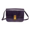 Image 1 : Celine Purple Lizard Skin Leather Medium Box Shoulder Bag