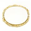 Image 6 : 14K Yellow Gold Open Detailed Textured Seashell Nautical Themed Bangle Bracelet